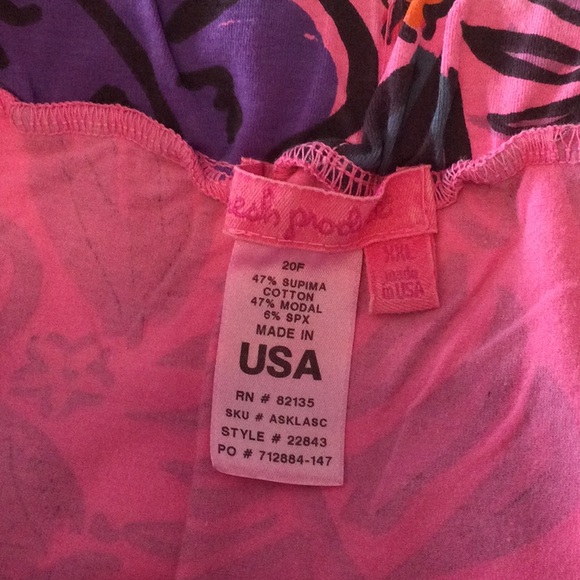 Vintage Fresh Produce long Avery Sketched Floral XXL skirt Flamingo pink in EUC - Picture 7 of 7